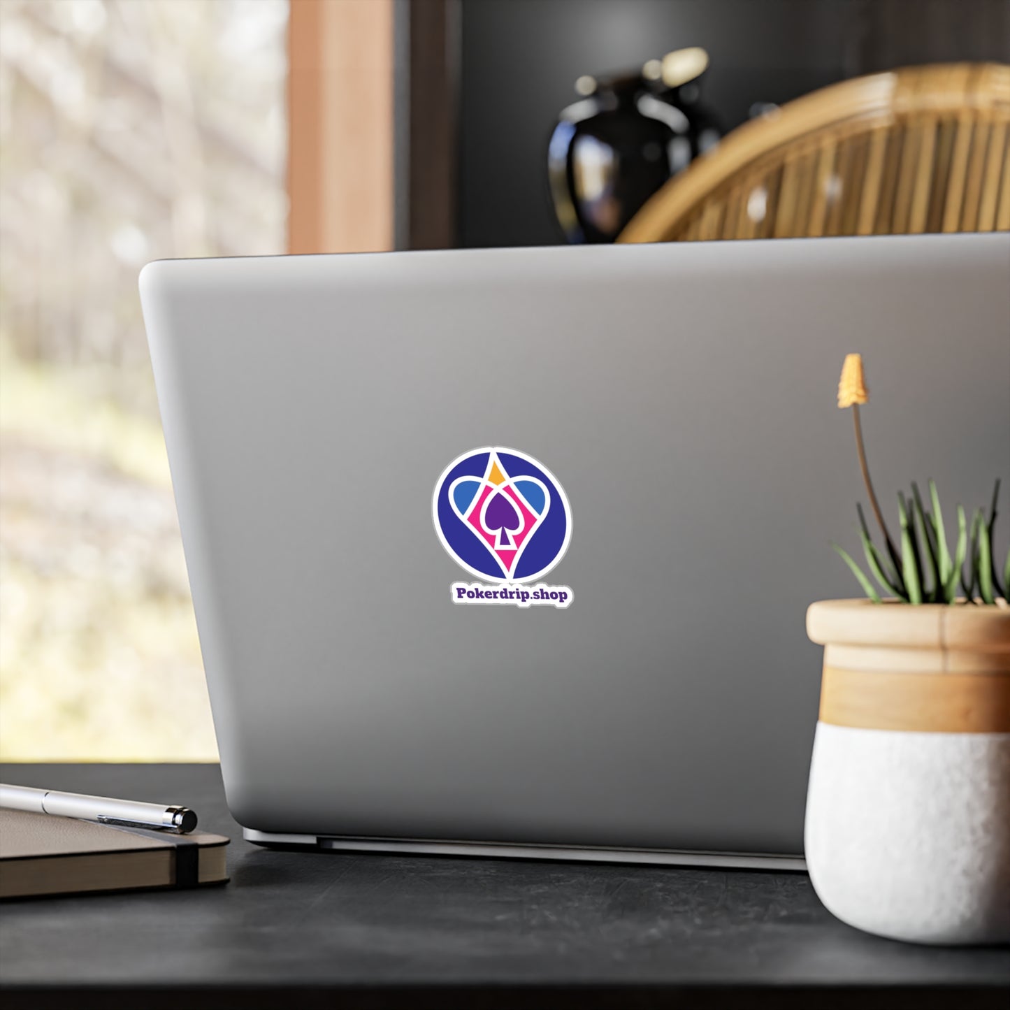 Pokerdrip logo Vinyl Decals sticker