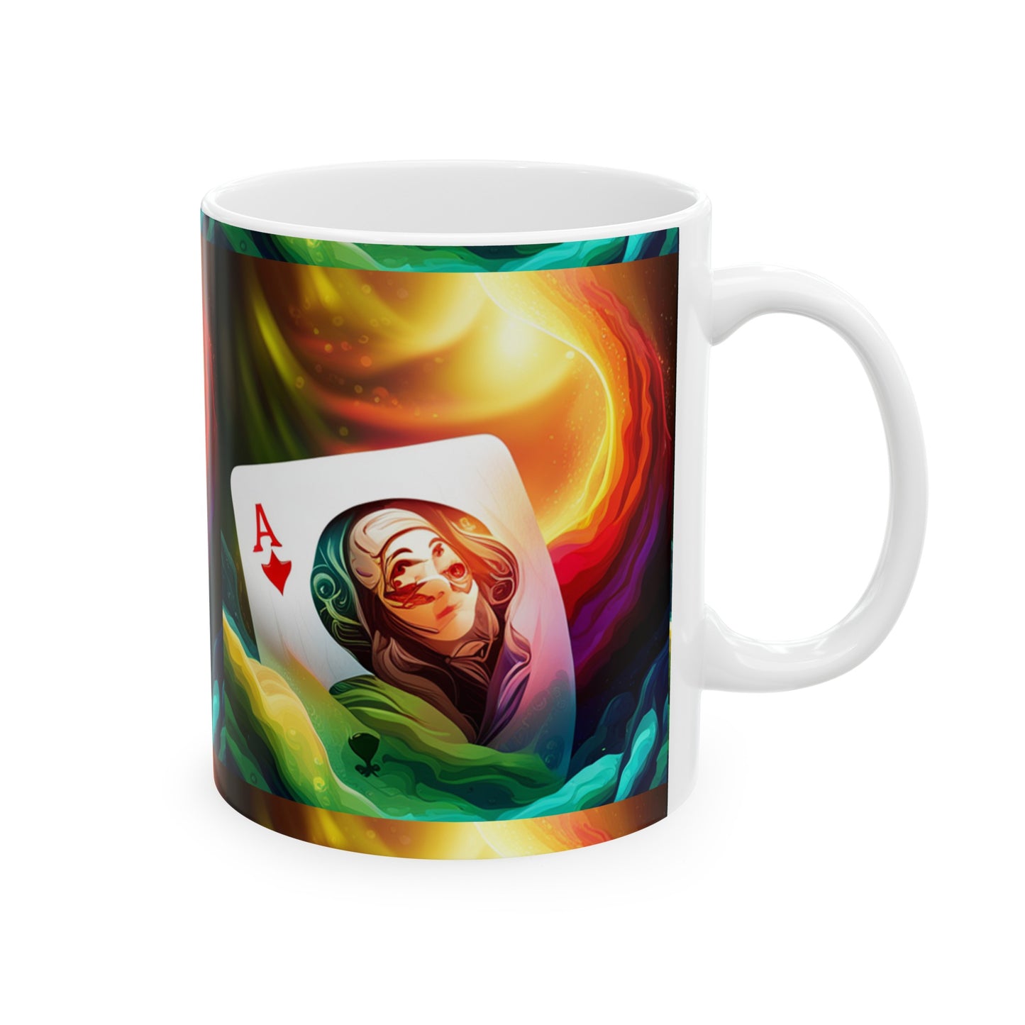 Poker theme Ace halloween Ceramic Mug