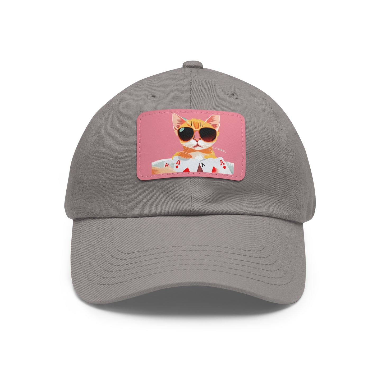 KOOL KAT Hat with Leather Patch (Rectangle)