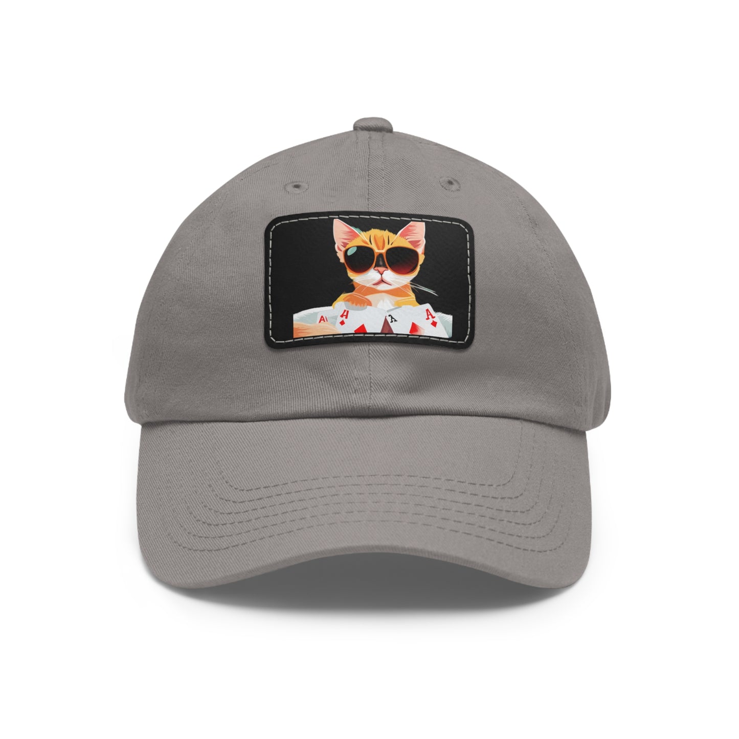 KOOL KAT Hat with Leather Patch (Rectangle)