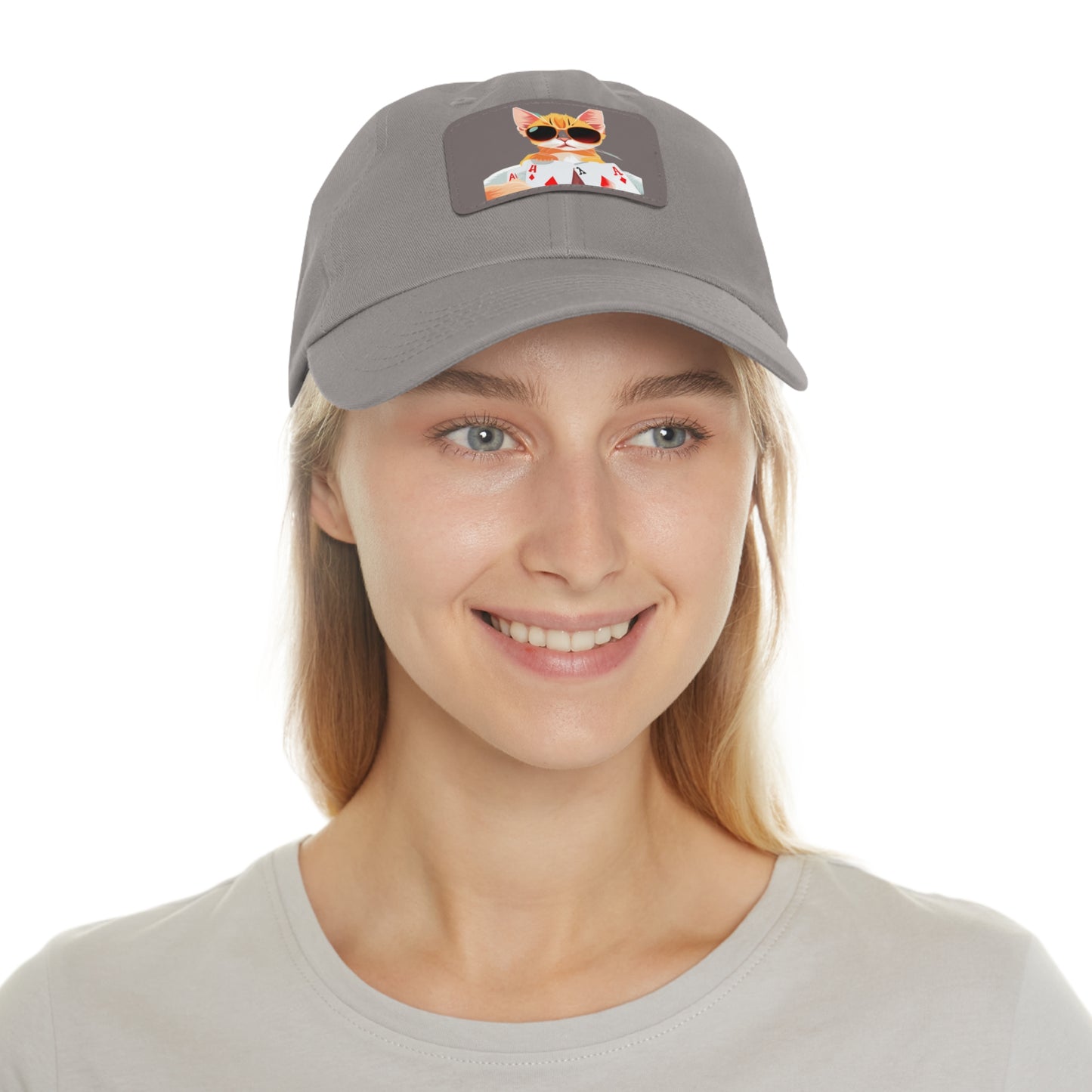 KOOL KAT Hat with Leather Patch (Rectangle)