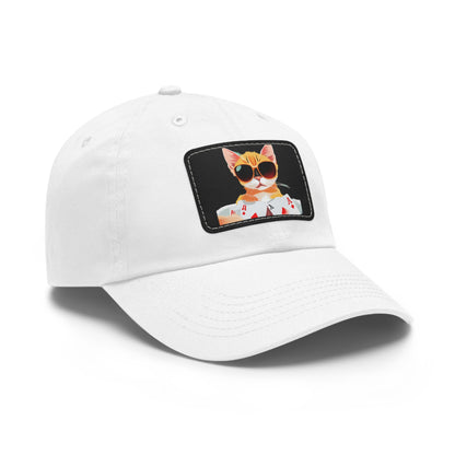 KOOL KAT Hat with Leather Patch (Rectangle)