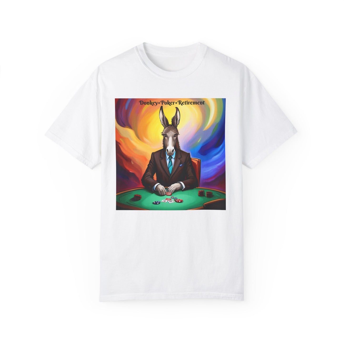 Donkey+Poker= Retirement" T-shirt