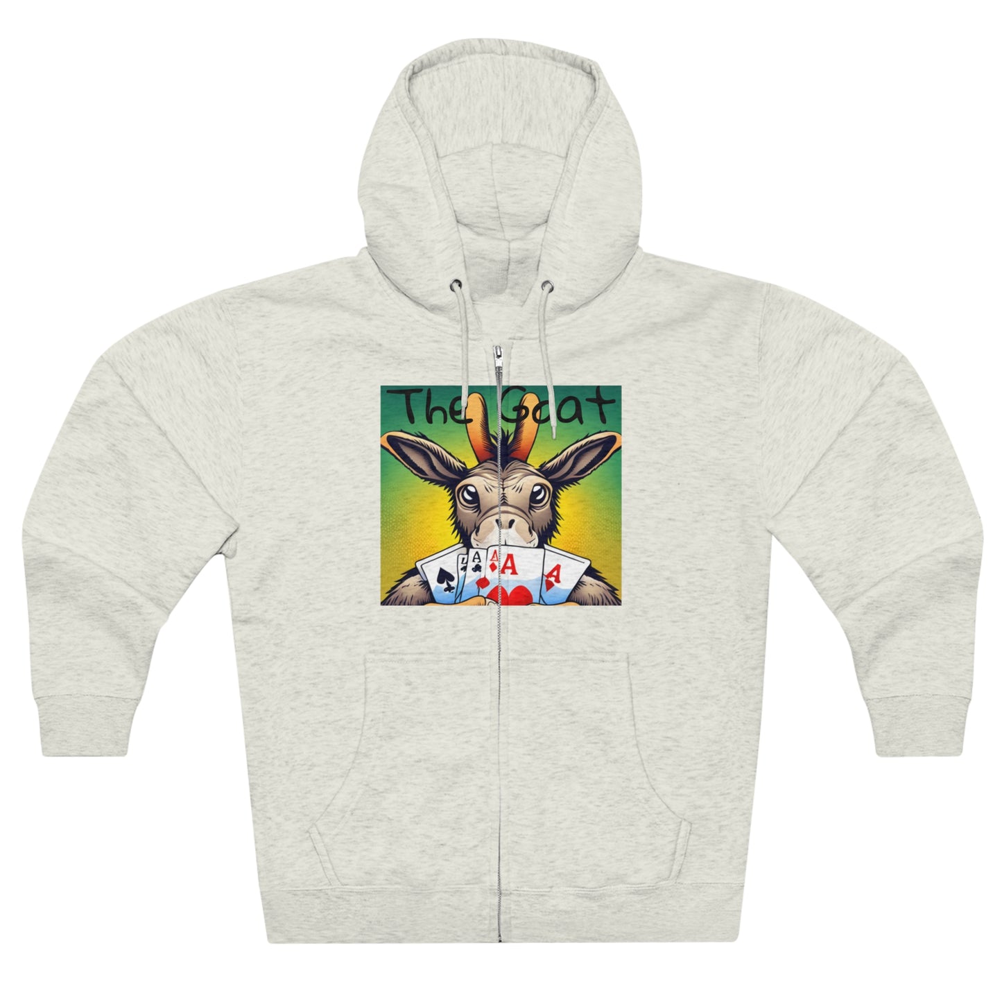 "The Goat"  Unisex Zip Hoodie