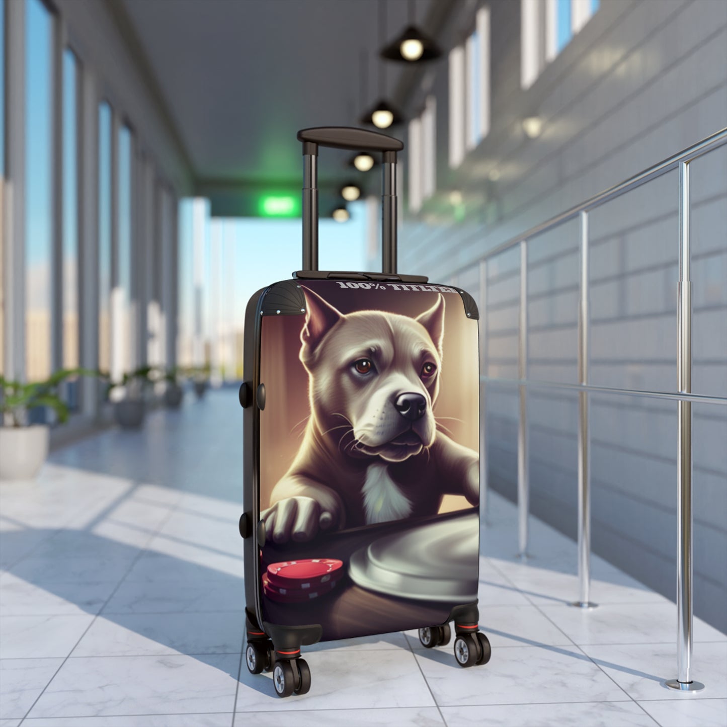 "100%' TILTED" Suitcase