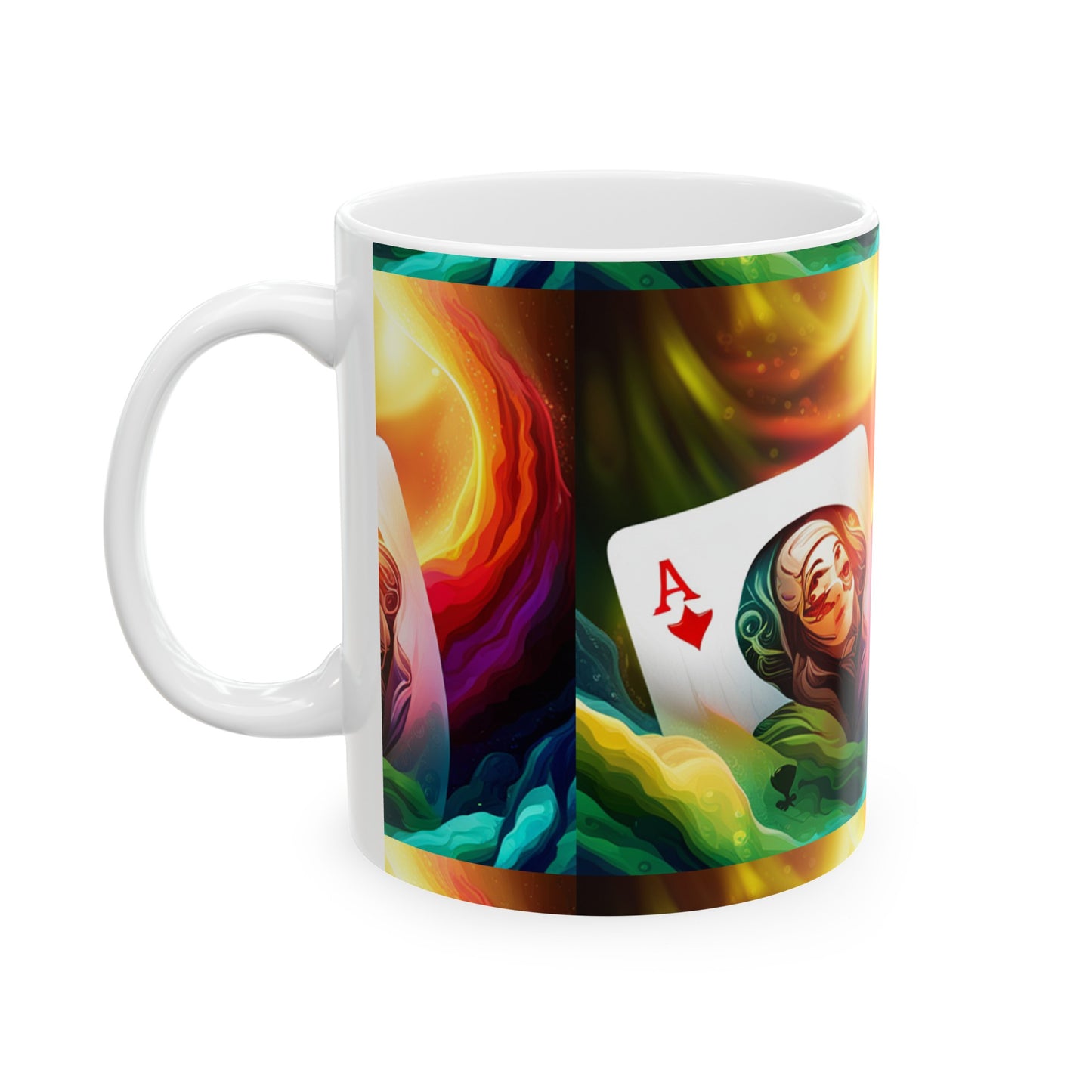 Poker theme Ace halloween Ceramic Mug