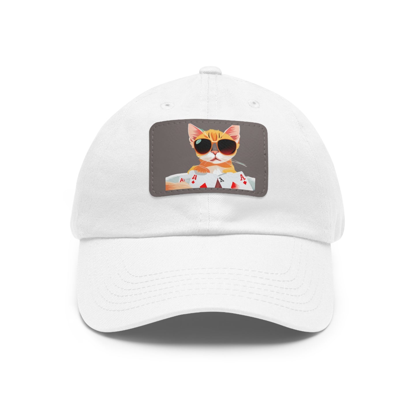 KOOL KAT Hat with Leather Patch (Rectangle)