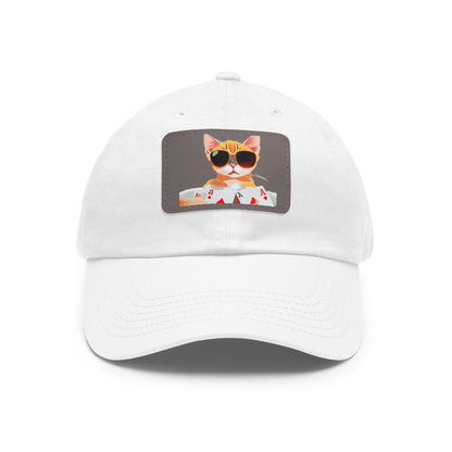KOOL KAT Hat with Leather Patch (Rectangle)