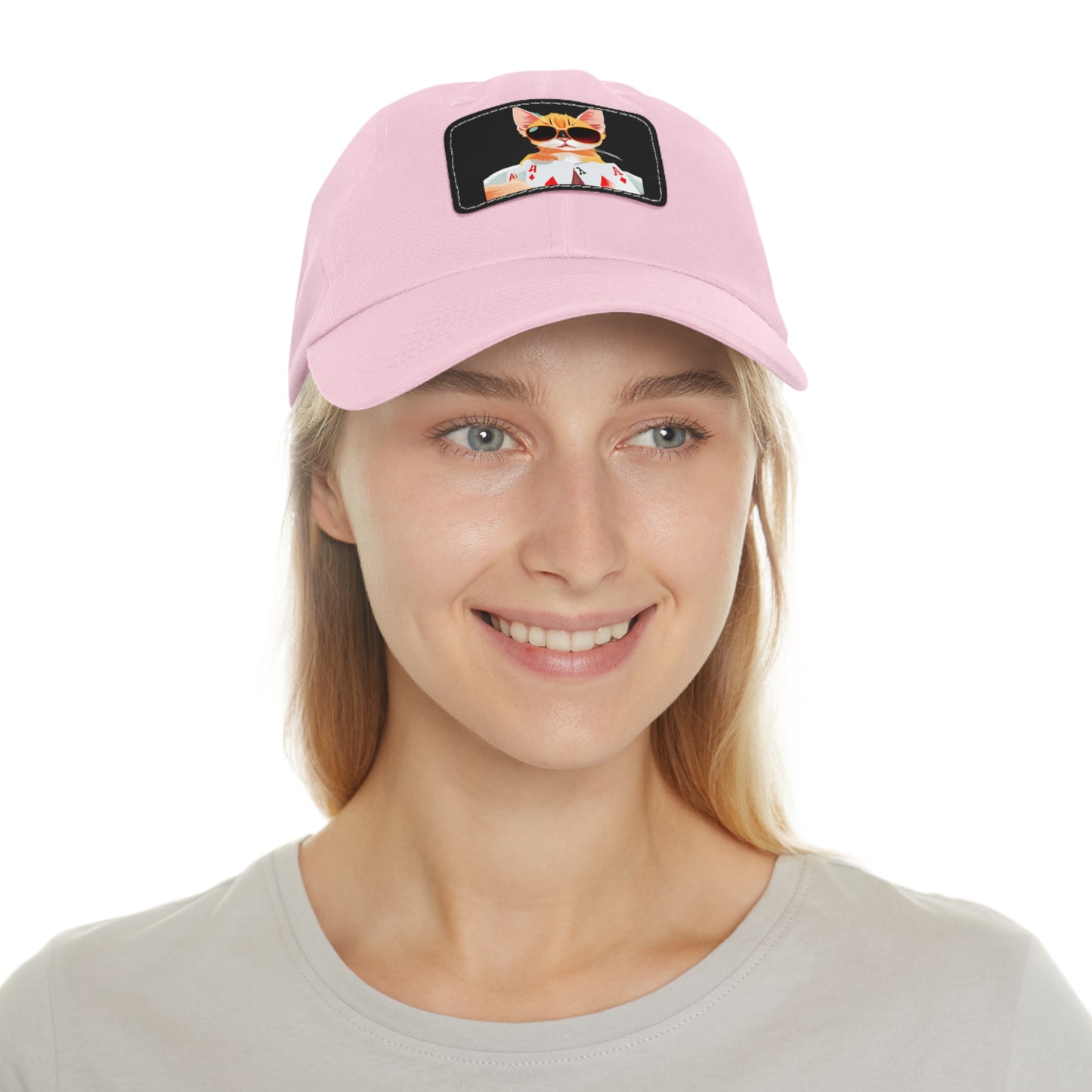 KOOL KAT Hat with Leather Patch (Rectangle)