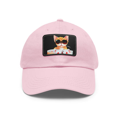 KOOL KAT Hat with Leather Patch (Rectangle)