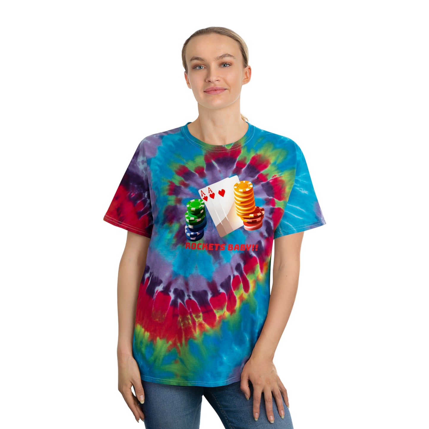 Rockets baby!! Tie-Dye Tee, Spiral