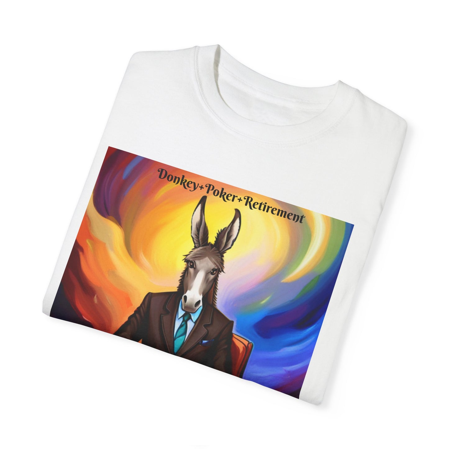 Donkey+Poker= Retirement" T-shirt