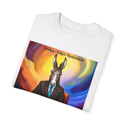 Donkey+Poker= Retirement" T-shirt