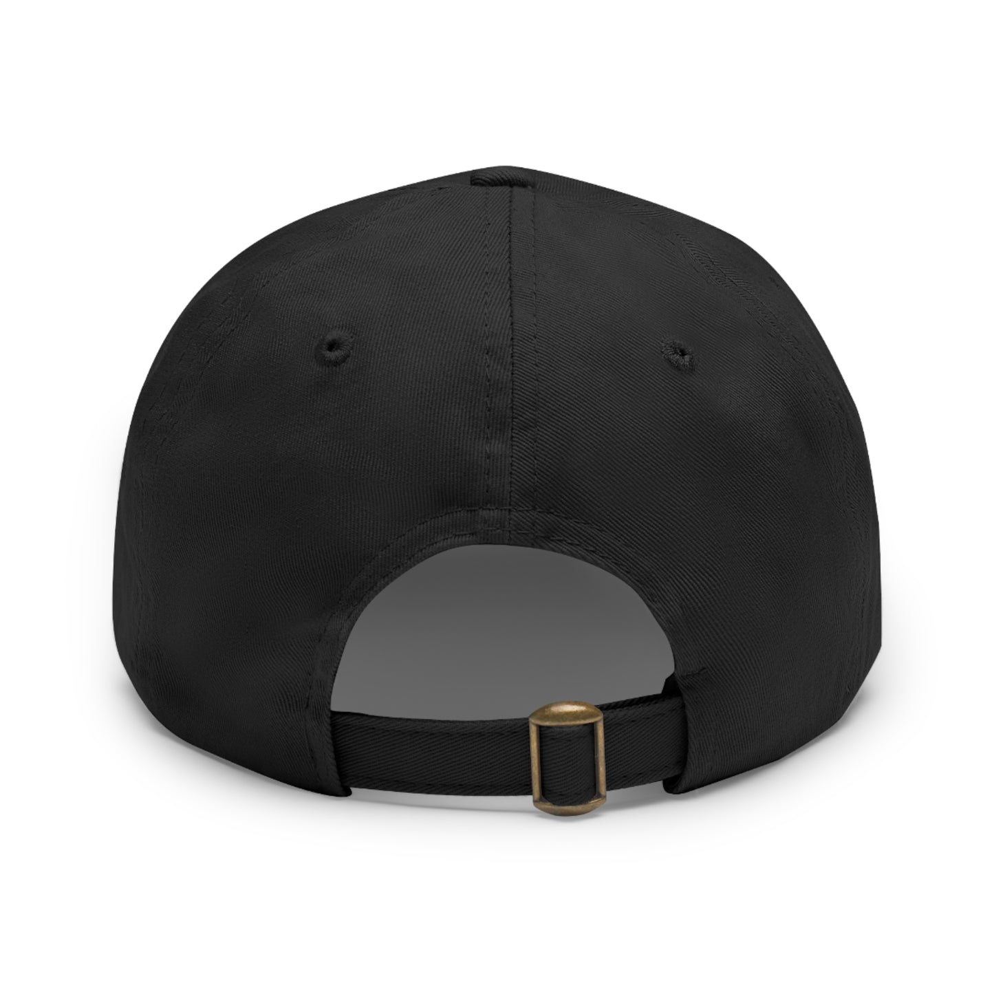 poker skull hat Hat with Leather Patch