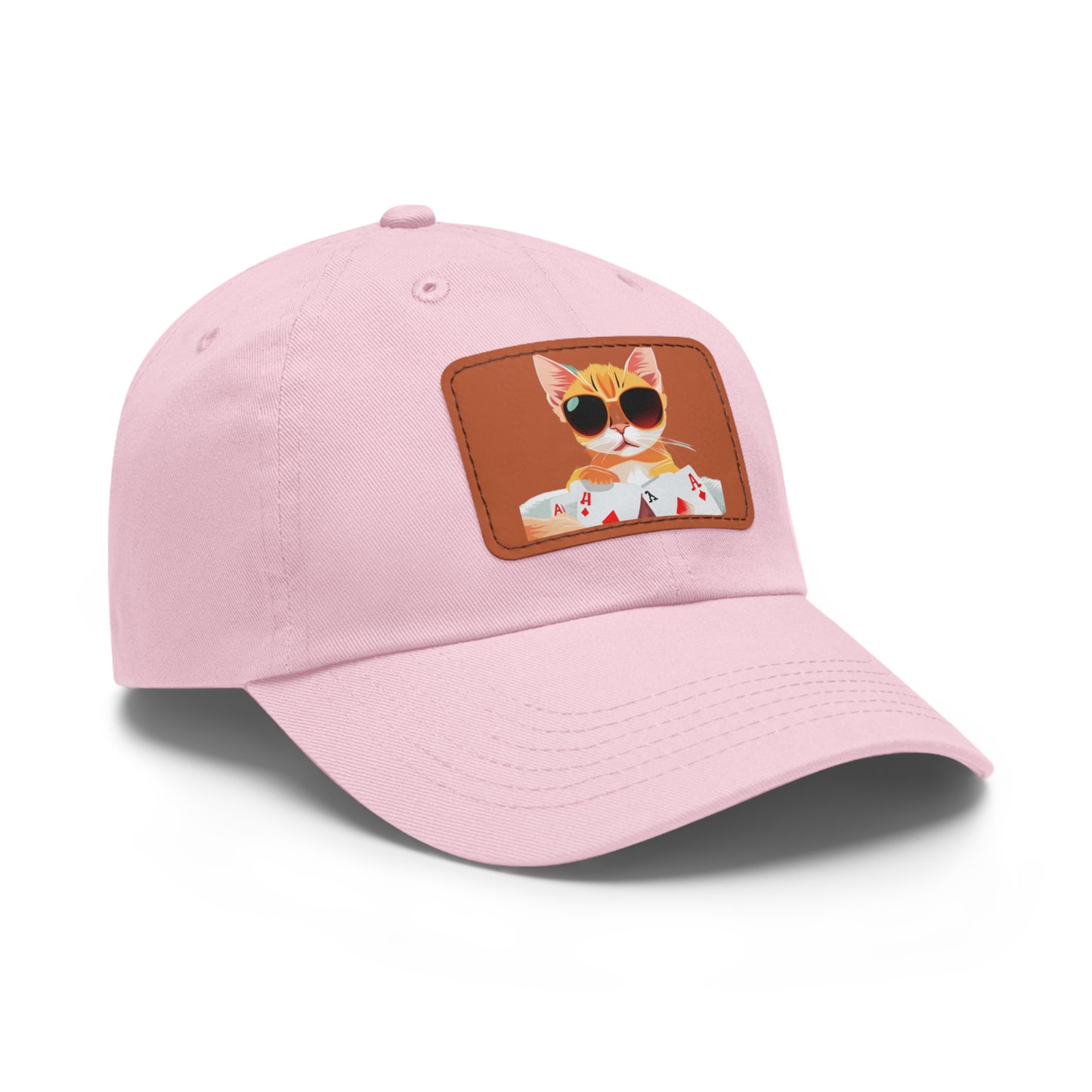 KOOL KAT Hat with Leather Patch (Rectangle)
