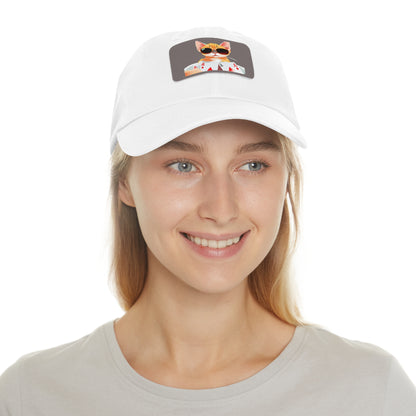 KOOL KAT Hat with Leather Patch (Rectangle)