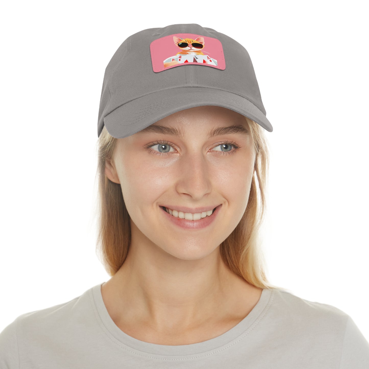 KOOL KAT Hat with Leather Patch (Rectangle)