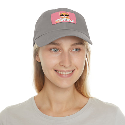 KOOL KAT Hat with Leather Patch (Rectangle)