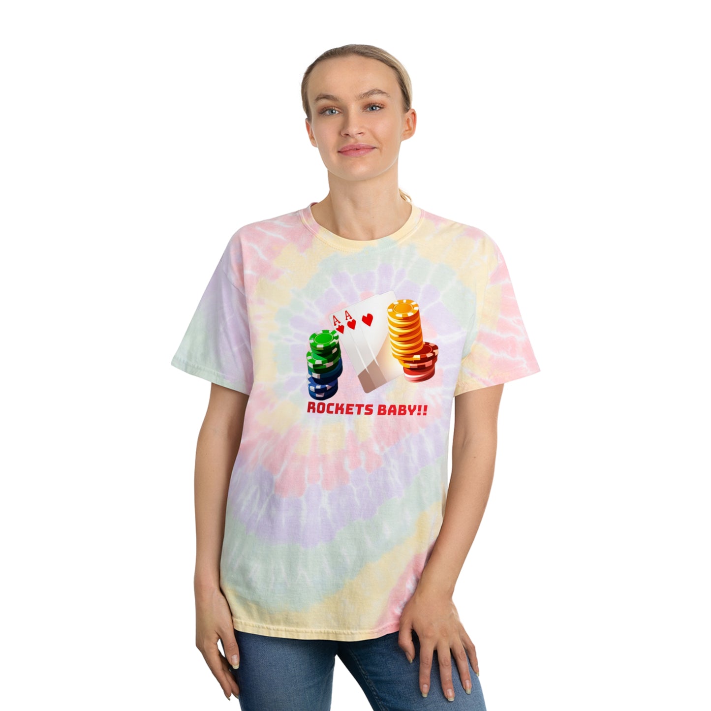 Rockets baby!! Tie-Dye Tee, Spiral