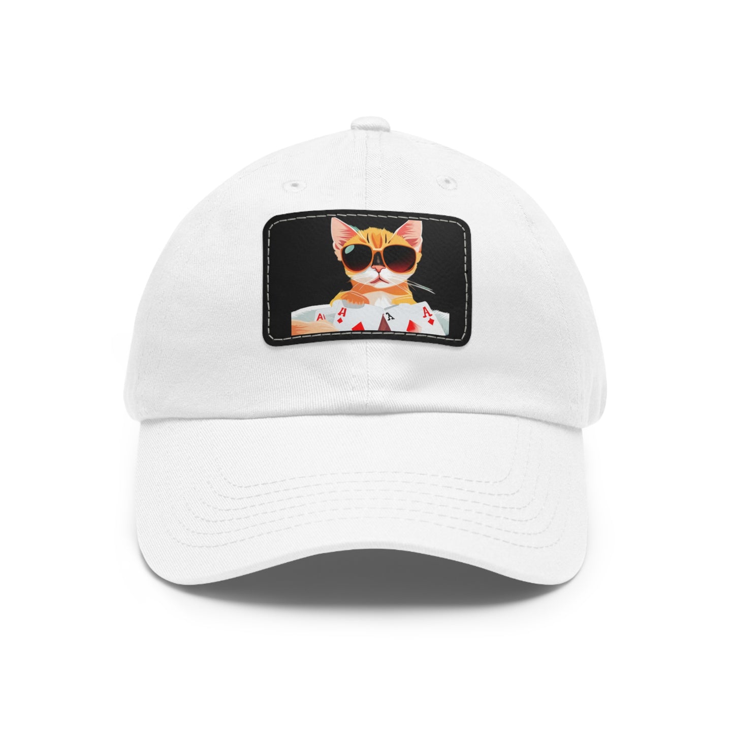KOOL KAT Hat with Leather Patch (Rectangle)