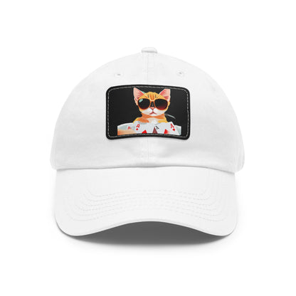 KOOL KAT Hat with Leather Patch (Rectangle)