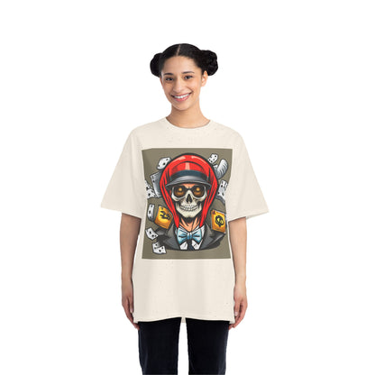 Halloween poker skull Beefy-T®  T-shirt