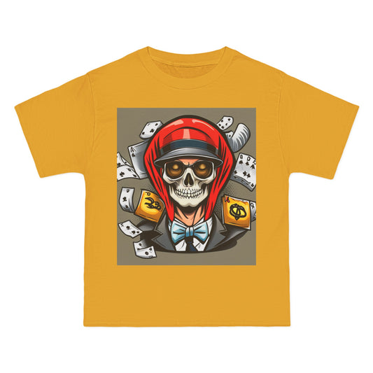 Halloween poker skull Beefy-T®  T-shirt