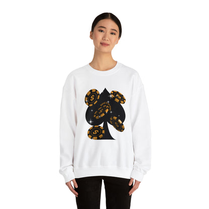 Poker Chips & Spade Heavy Blend™ Sweatshirt