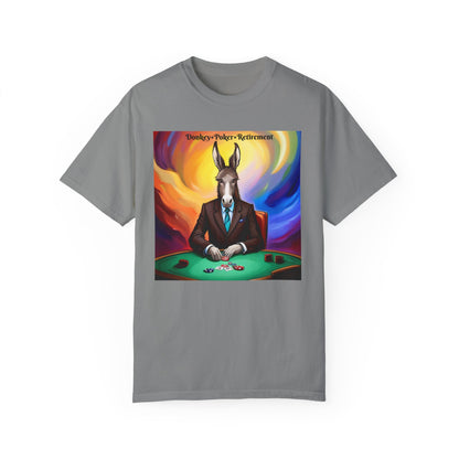 Donkey+Poker= Retirement" T-shirt