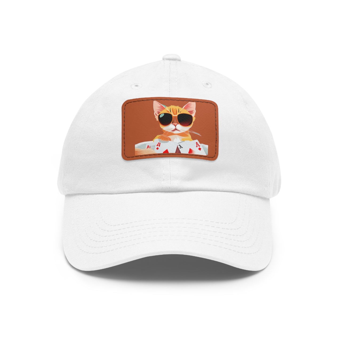 KOOL KAT Hat with Leather Patch (Rectangle)