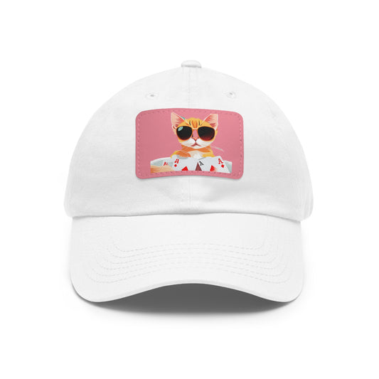 KOOL KAT Hat with Leather Patch (Rectangle)