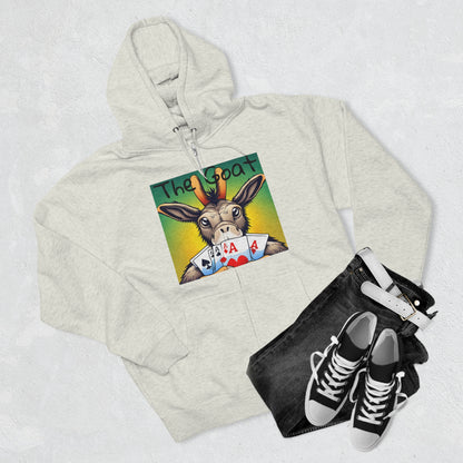 "The Goat"  Unisex Zip Hoodie