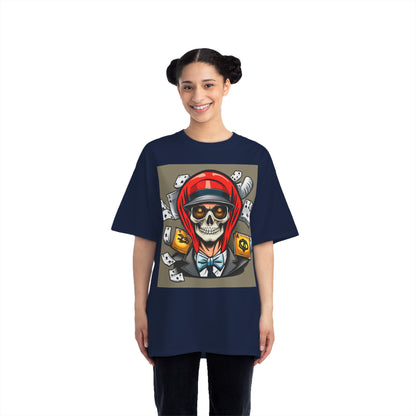 Halloween poker skull Beefy-T®  T-shirt