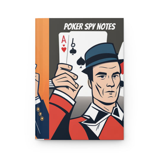 Poker spy notes Hardcover Journal