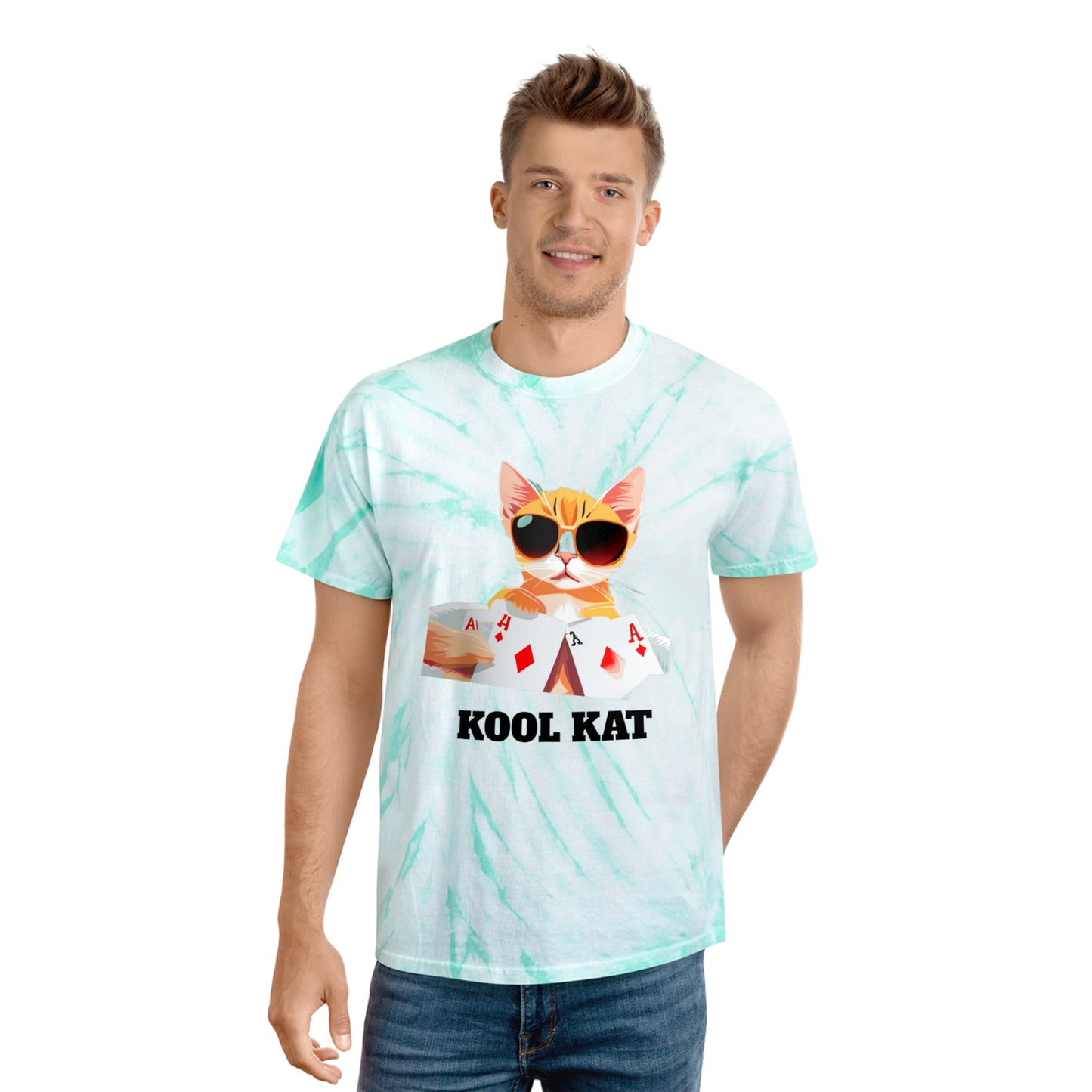 KOOL KAT Tie-Dye Tee, Cyclone