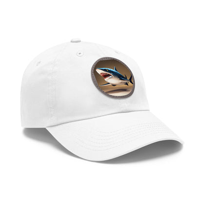 poker shark Hat with Leather Patch