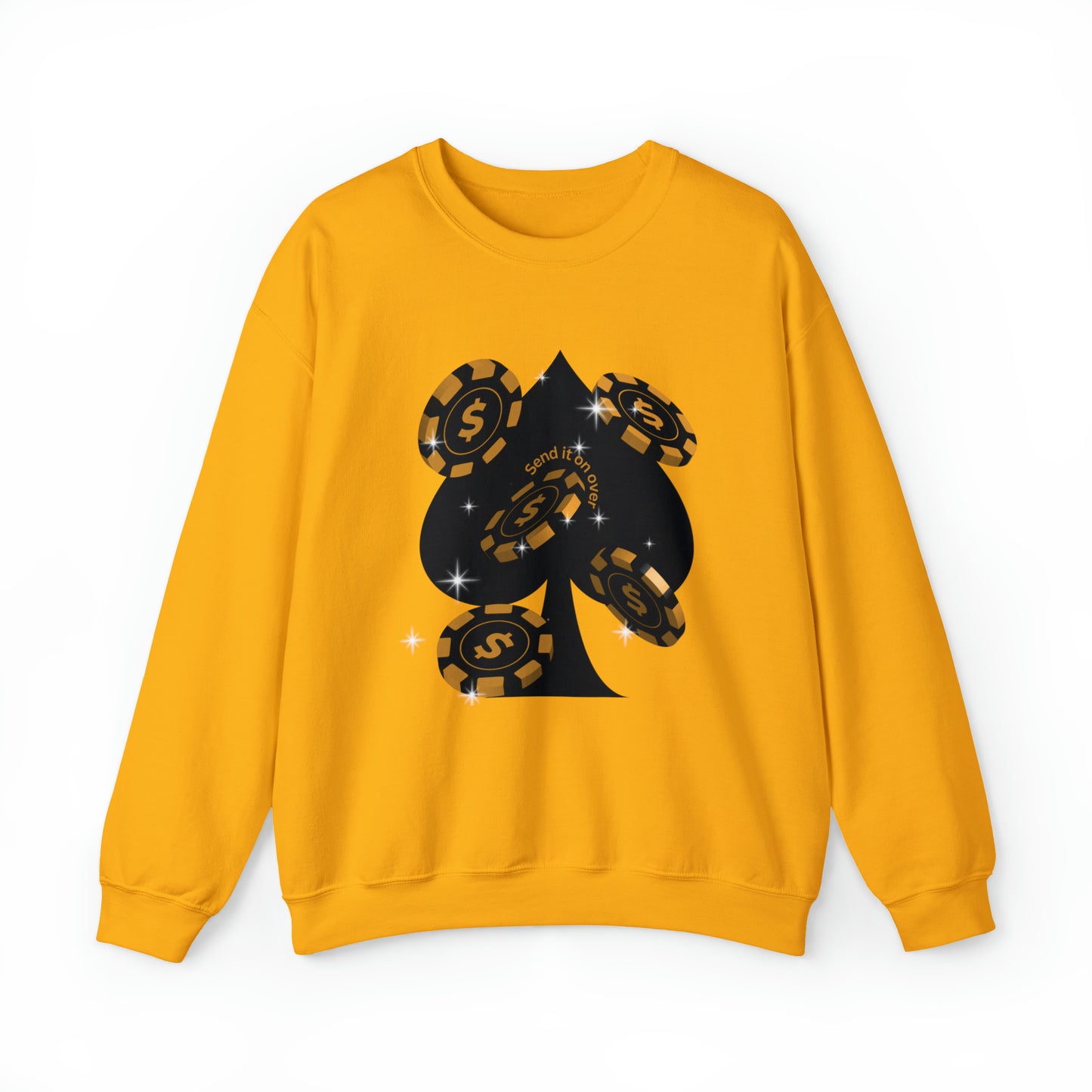 Poker Chips & Spade Heavy Blend™ Sweatshirt