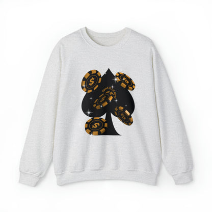 Poker Chips & Spade Heavy Blend™ Sweatshirt