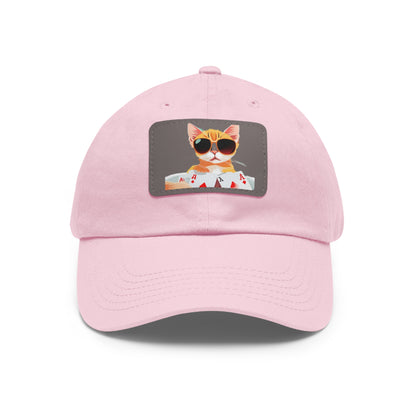 KOOL KAT Hat with Leather Patch (Rectangle)