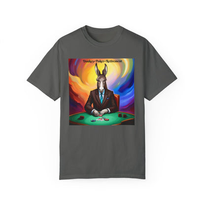 Donkey+Poker= Retirement" T-shirt