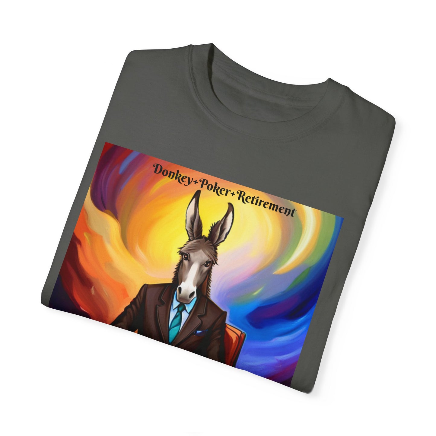 Donkey+Poker= Retirement" T-shirt