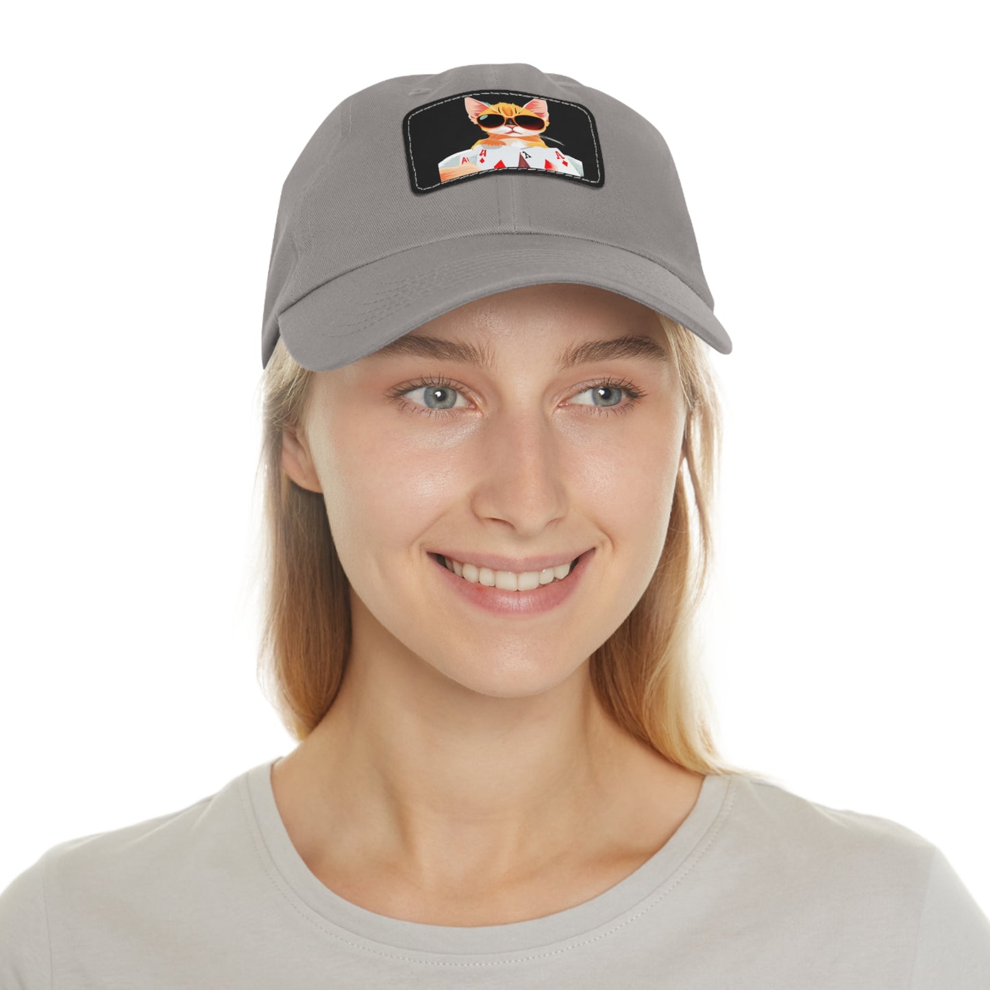 KOOL KAT Hat with Leather Patch (Rectangle)