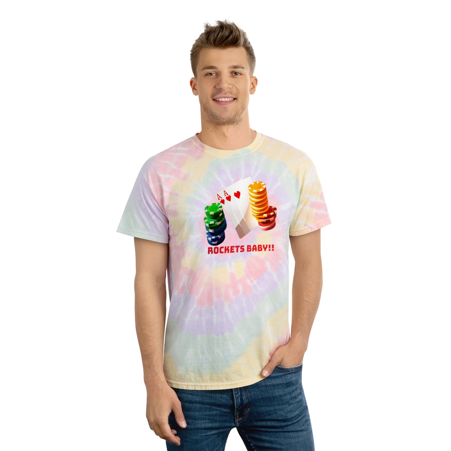 Rockets baby!! Tie-Dye Tee, Spiral