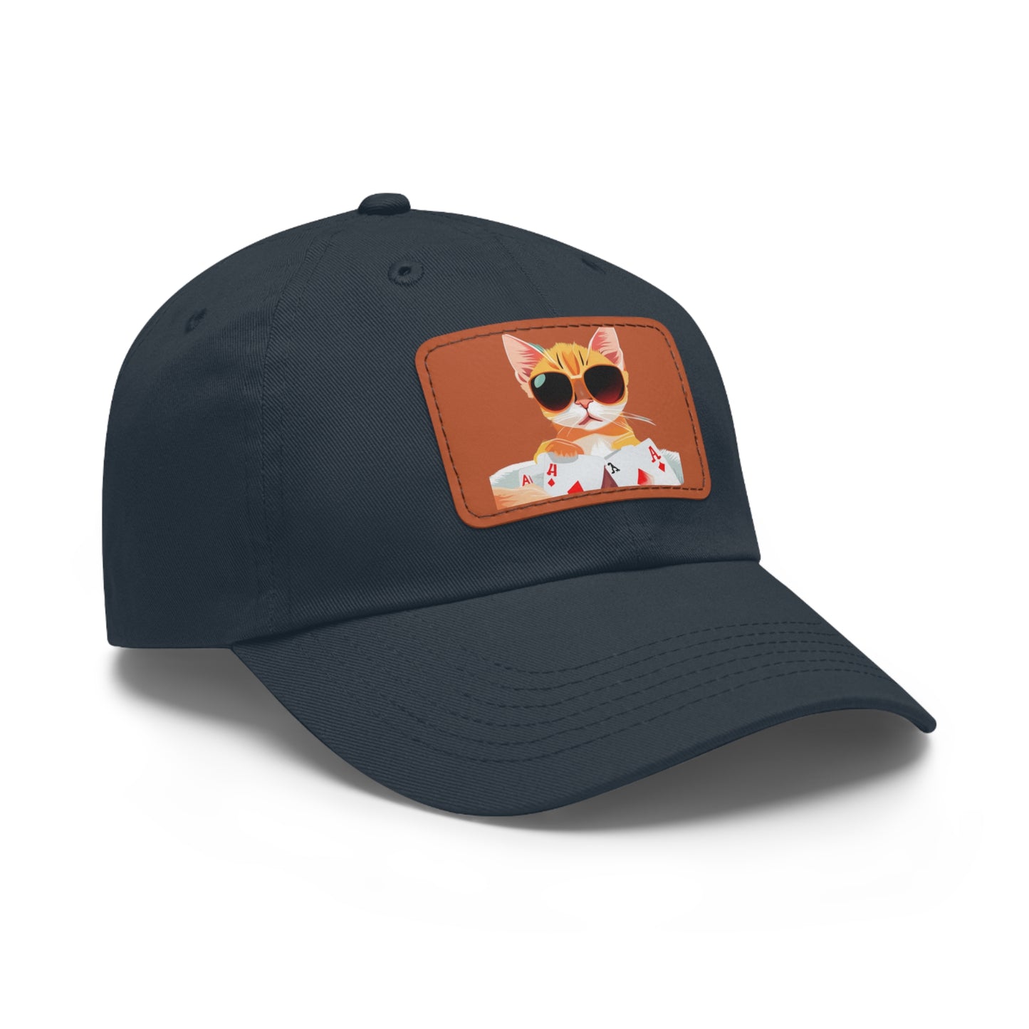 KOOL KAT Hat with Leather Patch (Rectangle)
