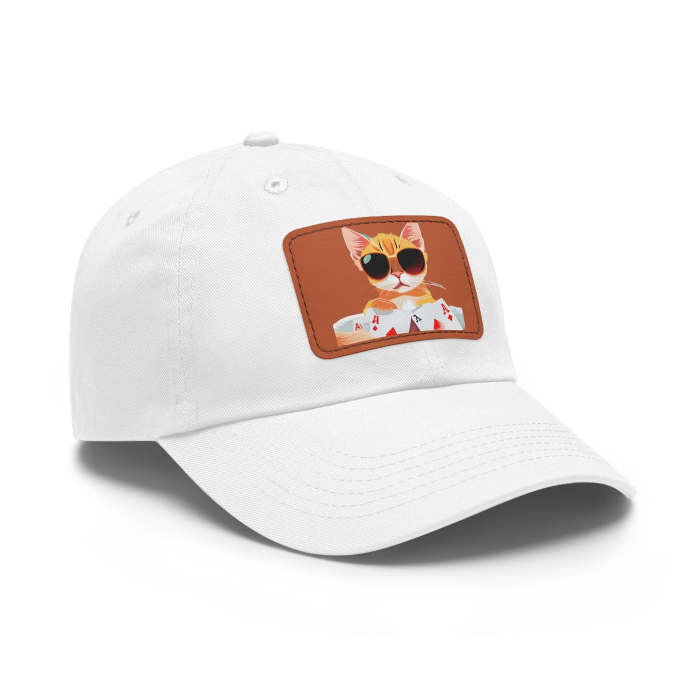 KOOL KAT Hat with Leather Patch (Rectangle)