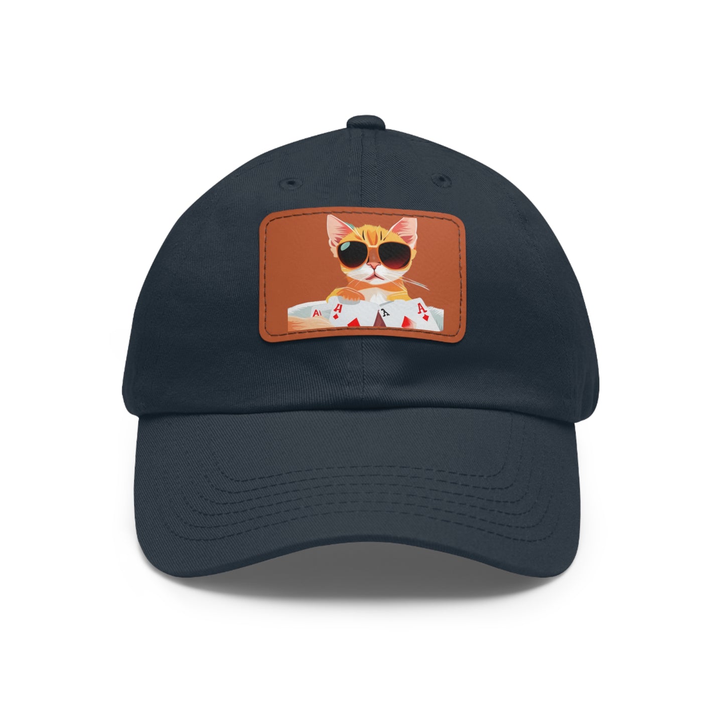 KOOL KAT Hat with Leather Patch (Rectangle)