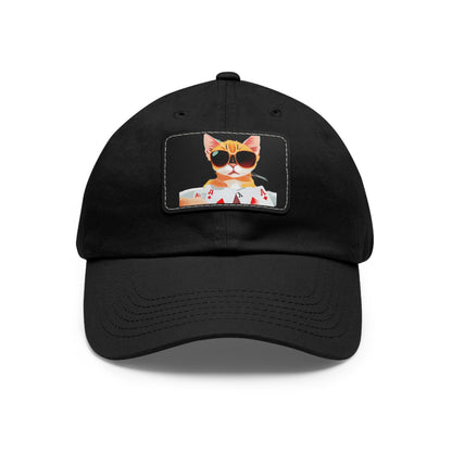 KOOL KAT Hat with Leather Patch (Rectangle)