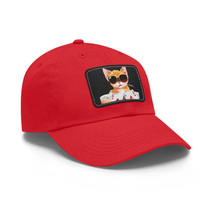 KOOL KAT Hat with Leather Patch (Rectangle)