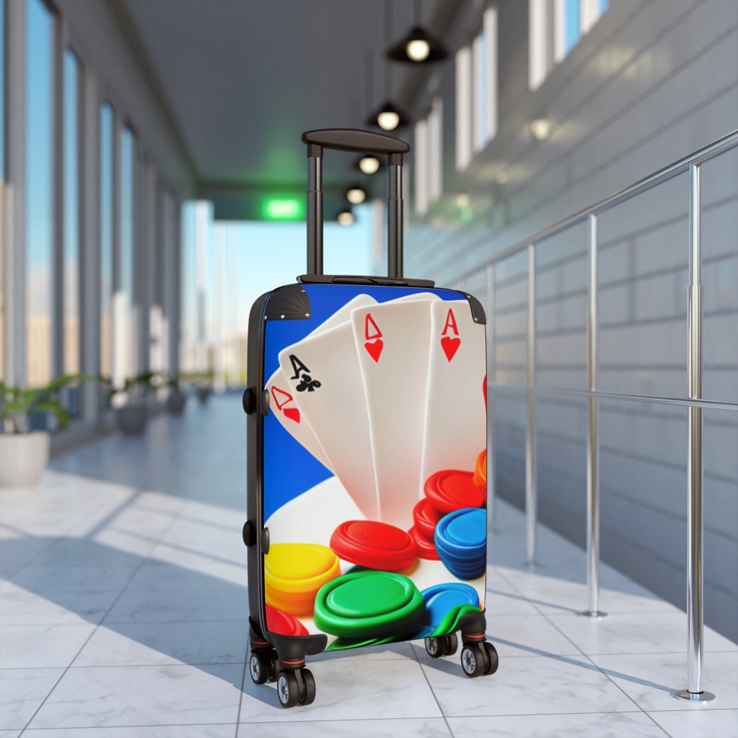 4 Aces popart Suitcase