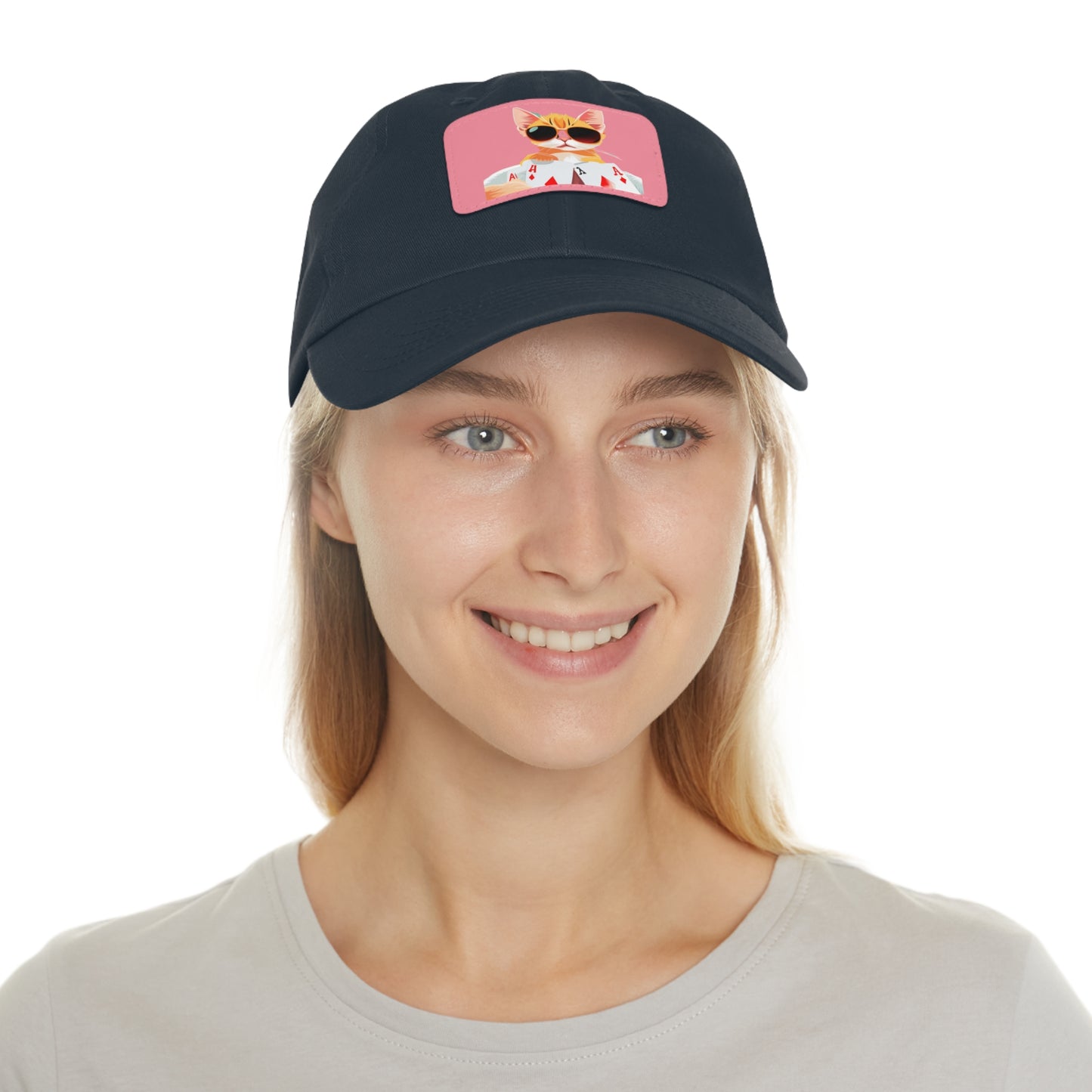 KOOL KAT Hat with Leather Patch (Rectangle)